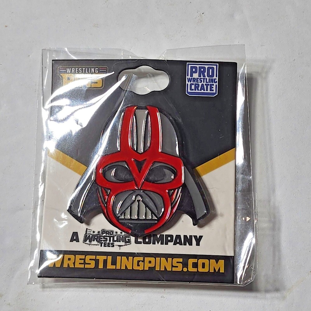 Pro Wrestling Crate Big Van Vader Lapel Enamel Pin 1.5" New WWF WCW Mask